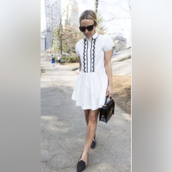 Red Valentino Cotton Babydoll Mini Dress size 38 - Picture 8 of 8